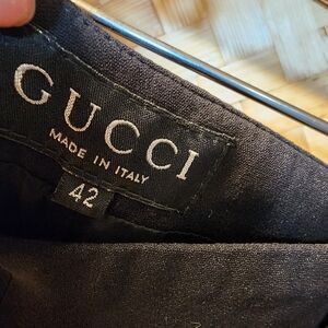 Gucci high waist shorts lined sz 42